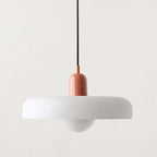Bauhaus-Inspired Dimmable Colored Glass Pendant Light