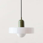 Bauhaus-Inspired Dimmable Colored Glass Pendant Light