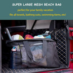 Beach Bag Extra Large Sand-Free Mesh Water-Resistant Bottom