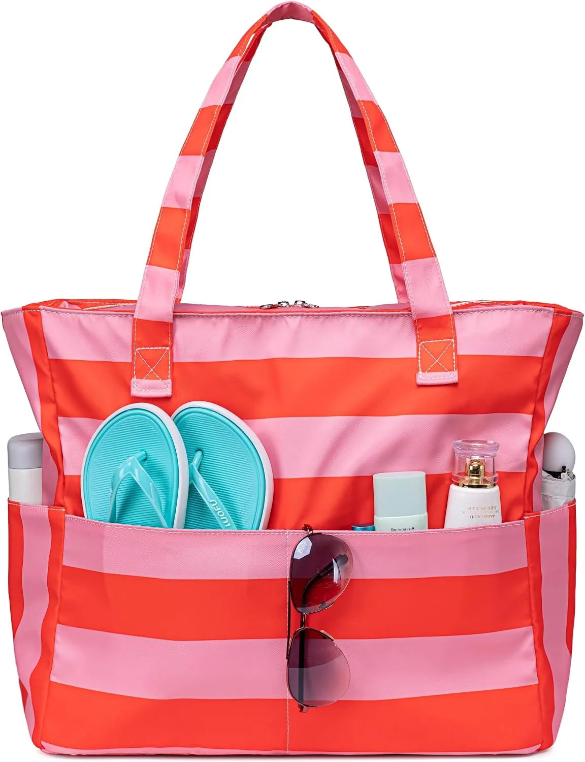 Beach Bag Extra Large Wet Compartment Multiple Pockets