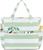 Beach Bag Extra Large Wet Compartment Multiple Pockets