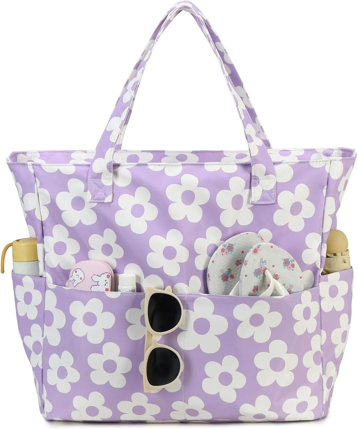 Beach Bag Extra Large Wet Compartment Multiple Pockets
