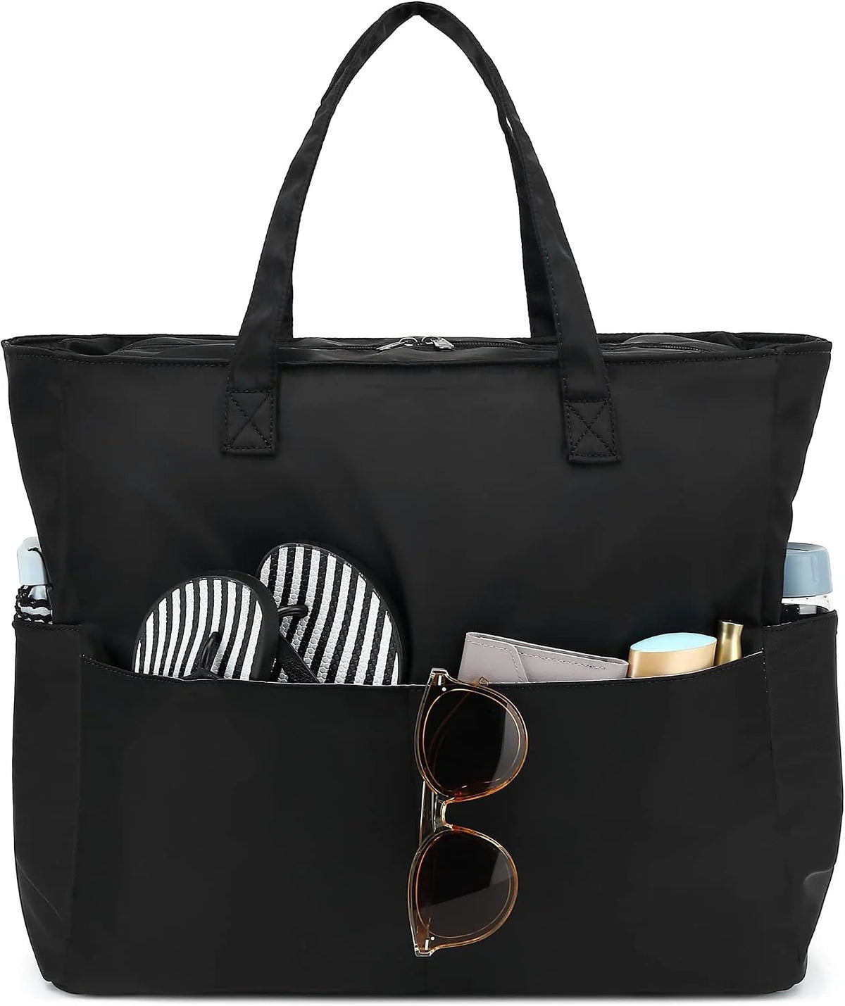 Beach Bag Extra Large Wet Compartment Multiple Pockets