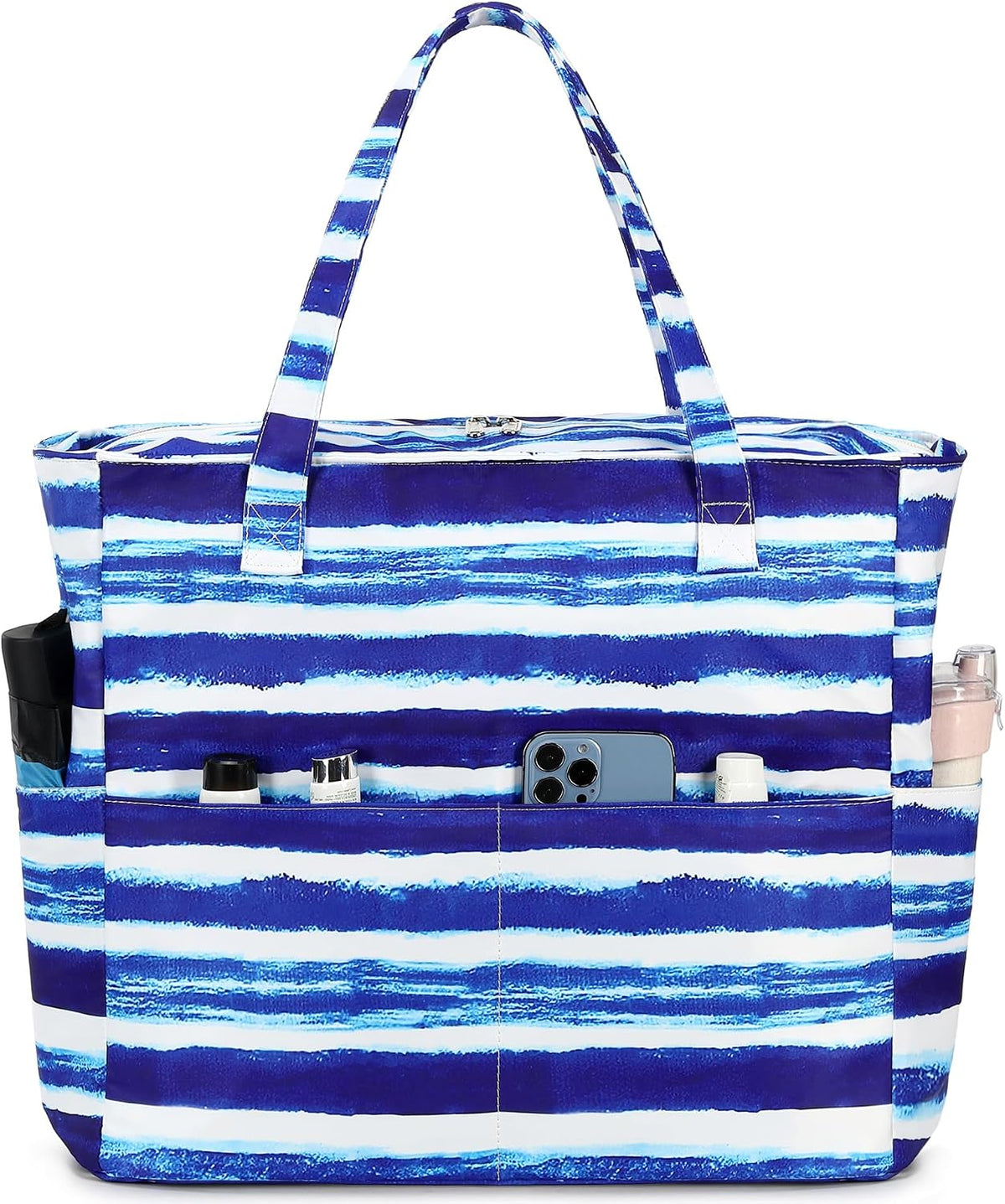 Beach Bag Extra Large Wet Compartment Multiple Pockets