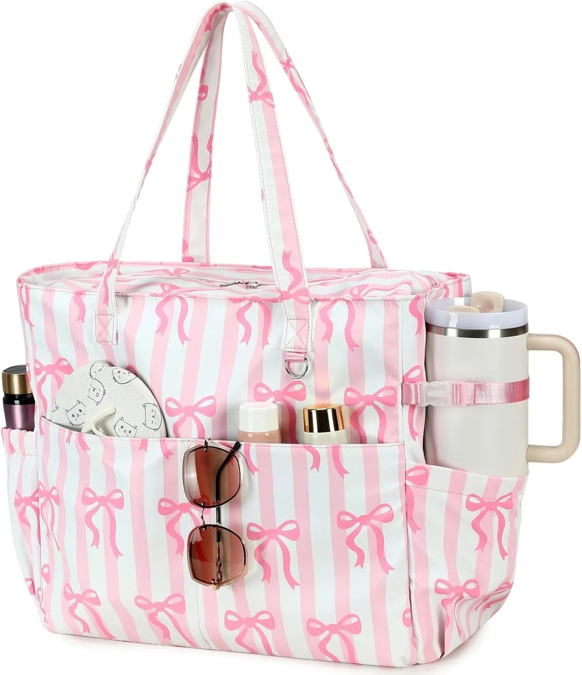 Beach Bag Extra Large Wet Compartment Multiple Pockets