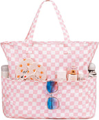 Beach Bag Extra Large Wet Compartment Multiple Pockets