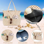Beach Bag Extra Large Wet Compartment Multiple Pockets