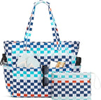 Beach Bag Waterproof & Sandproof Foldable Separate Wet Compartment
