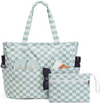 Beach Bag Waterproof & Sandproof Foldable Separate Wet Compartment
