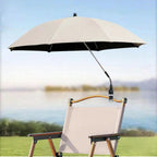Beach Chair Sunshade 360 Degree Rotating UV-Resistant Clip-On