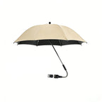Beach Chair Sunshade 360 Degree Rotating UV-Resistant Clip-On