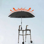 Beach Chair Sunshade 360 Degree Rotating UV-Resistant Clip-On