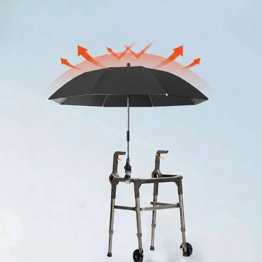 Beach Chair Sunshade 360 Degree Rotating UV-Resistant Clip-On