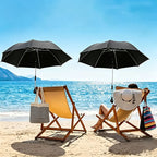 Beach Chair Sunshade 360 Degree Rotating UV-Resistant Clip-On