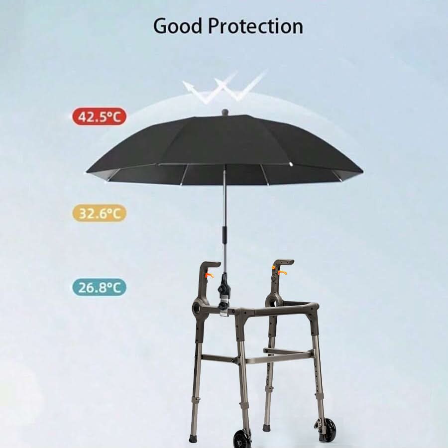 Beach Chair Sunshade 360 Degree Rotating UV-Resistant Clip-On