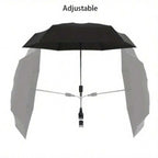 Beach Chair Sunshade 360 Degree Rotating UV-Resistant Clip-On