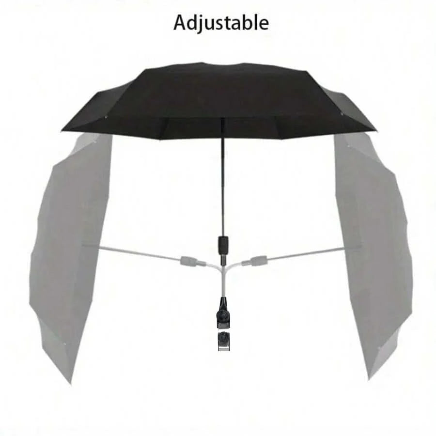 Beach Chair Sunshade 360 Degree Rotating UV-Resistant Clip-On