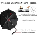 Beach Chair Sunshade 360 Degree Rotating UV-Resistant Clip-On