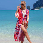 Beach Cover-Up Lightweight Breathable Boho Print