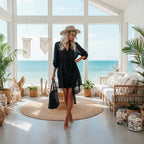 Beach Cover-Up Lightweight & Breathable Button-Front