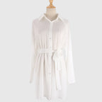 Beach Cover-Up Lightweight & Breathable Button-Front