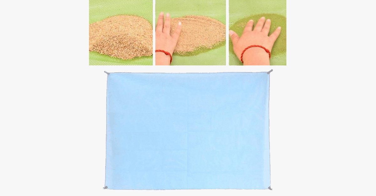 Beach Mat Sand-Free Lightweight & Foldable