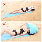 Beach Sunshade Pillow Portable Cup Holders & Phone Pocket