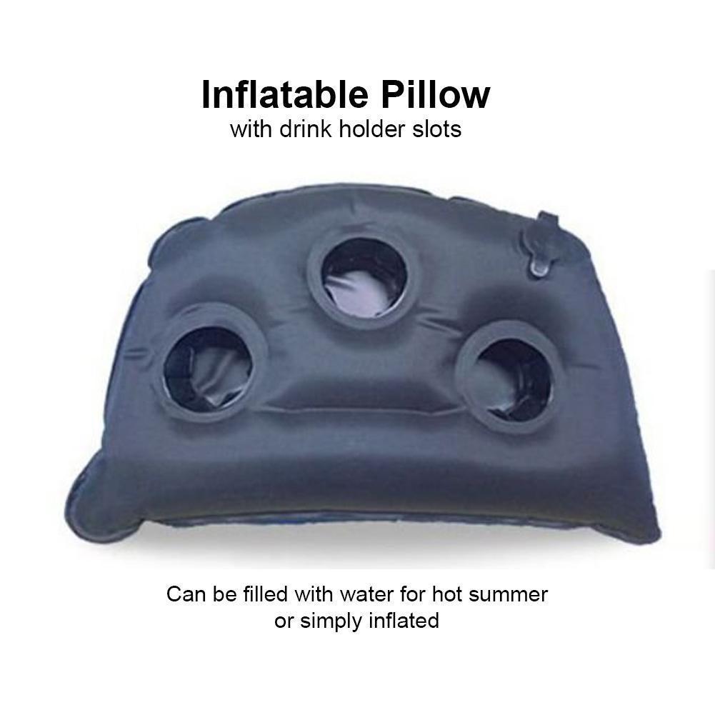 Beach Sunshade Pillow Portable Cup Holders & Phone Pocket