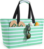 Beach Tote 45L Waterproof Foldable Wet & Dry Pocket