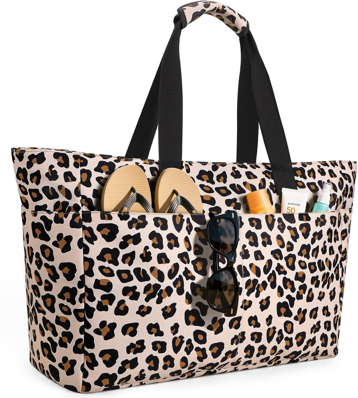 Beach Tote 45L Waterproof Foldable Wet & Dry Pocket