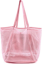 Beach Tote Bag Extra-Large Waterproof Mesh Sand-Resistant Base