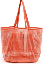 Beach Tote Bag Extra-Large Waterproof Mesh Sand-Resistant Base