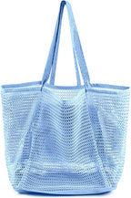 Beach Tote Bag Extra-Large Waterproof Mesh Sand-Resistant Base