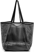 Beach Tote Bag Extra-Large Waterproof Mesh Sand-Resistant Base