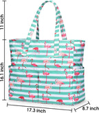 Beach Tote Bag Large Waterproof & Sandproof