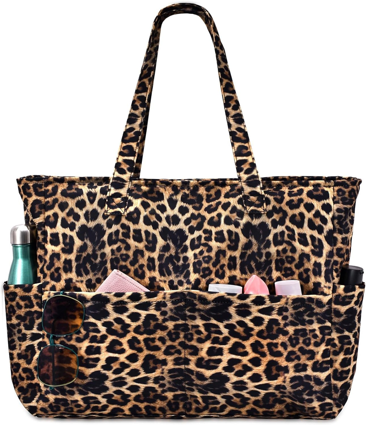Beach Tote Bag Large Waterproof & Sandproof 7 Pockets