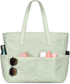 Beach Tote Bag Large Waterproof & Sandproof 7 Pockets