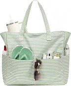 Beach Tote Bag Sandproof 36L Waterproof Compartment