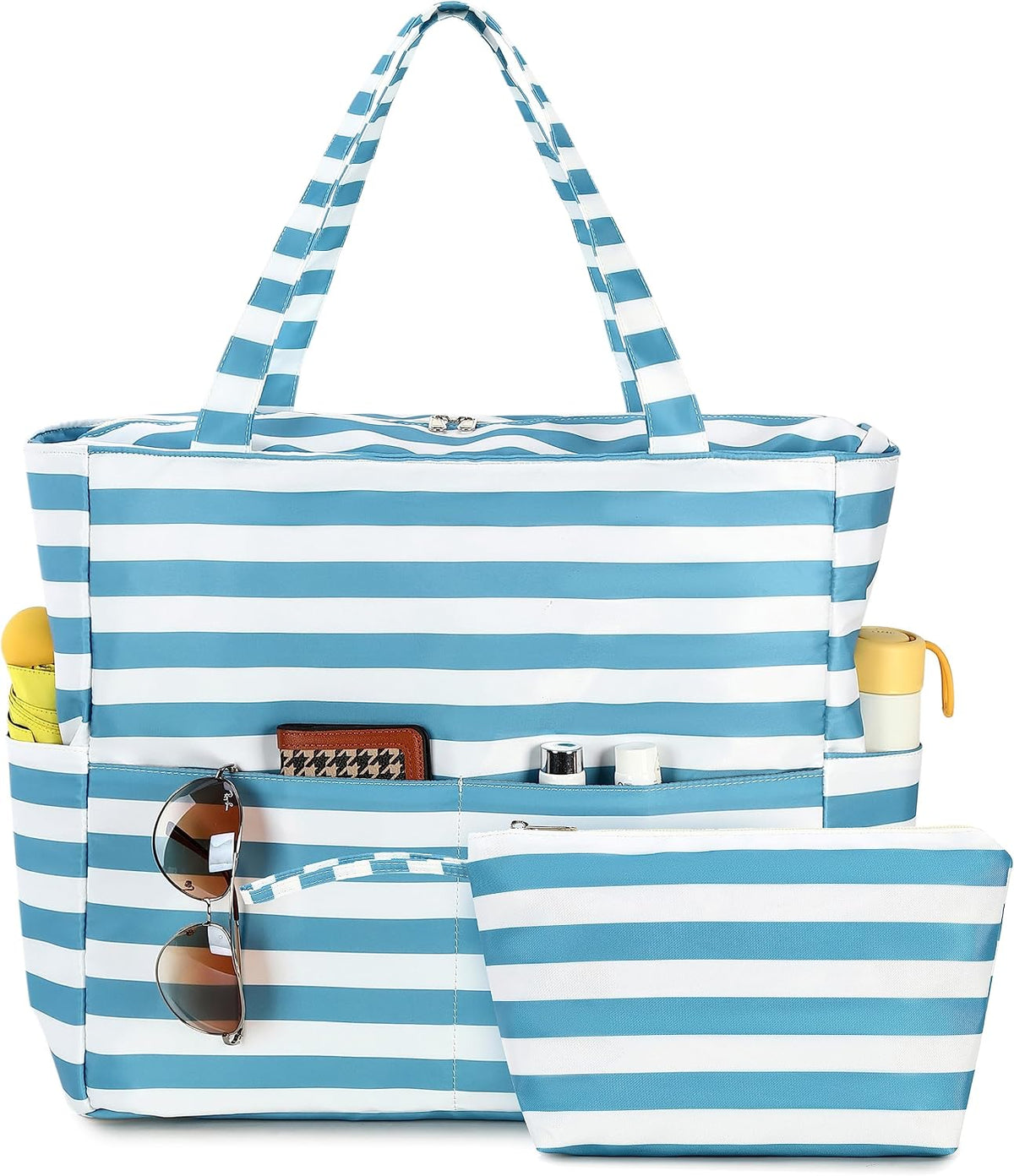 Beach Tote Bag Sandproof 36L Waterproof Compartment