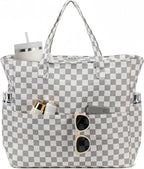 Beach Tote Bag Sandproof 36L Waterproof Compartment