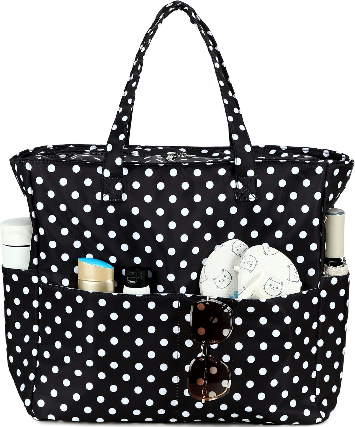 Beach Tote Bag Sandproof 36L Waterproof Compartment