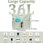 Beach Tote Bag Sandproof 36L Waterproof Compartment