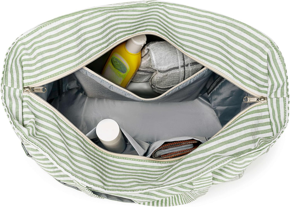 Beach Tote Bag Sandproof 36L Waterproof Compartment