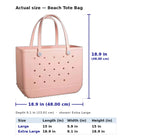 Beach Tote Bag Upright Waterproof & Sandproof EVA