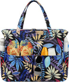 Beach Tote Bag Water-Resistant 45L Multiple Pockets