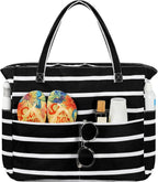 Beach Tote Bag Water-Resistant 45L Multiple Pockets
