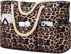 Beach Tote Bag Waterproof Canvas Multiple Pockets