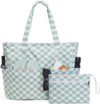 Beach Tote Bag Waterproof & Sandproof 38L Wet Compartment