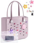 Beach Tote Bag Waterproof & Washable Detachable Wet Pocket