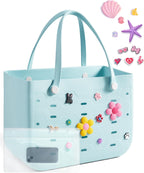 Beach Tote Bag Waterproof & Washable Detachable Wet Pocket